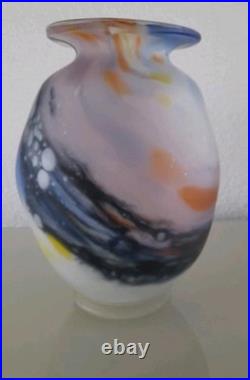 Vase Pate De Verre Soufle