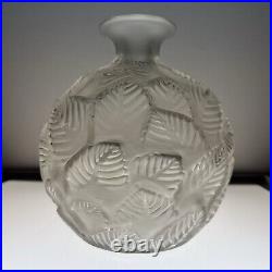 Vase Rene Lalique Ormeaux verre translucide pariellement dépoli 984 1926