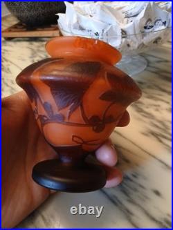 Vase Richard Art Nouveau Pate De Verre