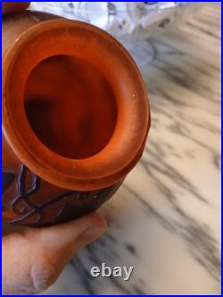 Vase Richard Art Nouveau Pate De Verre