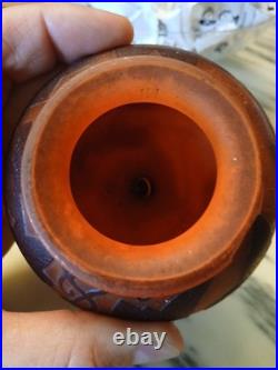 Vase Richard Art Nouveau Pate De Verre