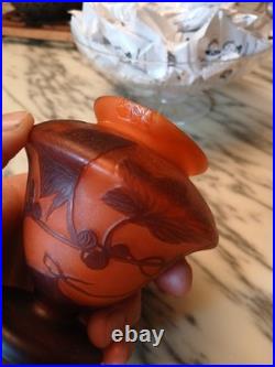 Vase Richard Art Nouveau Pate De Verre