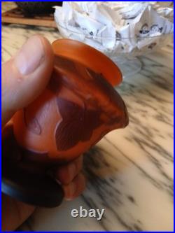 Vase Richard Art Nouveau Pate De Verre