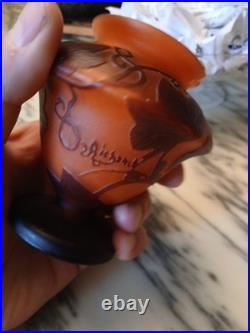 Vase Richard Art Nouveau Pate De Verre