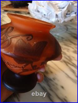 Vase Richard Art Nouveau Pate De Verre