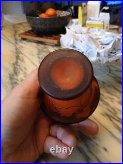 Vase Richard Art Nouveau Pate De Verre