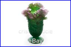 Vase Roses en Daum 1. Vase Roses by Daum 1