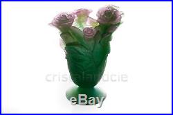 Vase Roses en Daum 1. Vase Roses by Daum 1