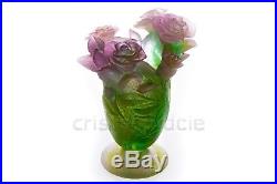 Vase Roses en Daum. Vase Roses by Daum