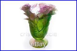Vase Roses en Daum. Vase Roses by Daum
