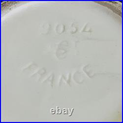 Vase Saint Clément Années 60-70 Design Géométrique Jaune Noir 24cm Vintage