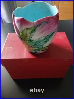 Vase Signee Christian DIOR Vintage