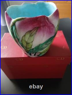 Vase Signee Christian DIOR Vintage