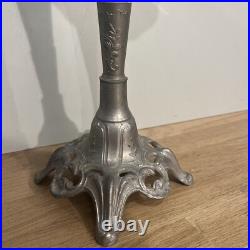 Vase Soliflore Forme Cornet Tulipe Sur Pied En Métal Vase Soliflore Forme Cornet Tulipe Sur Pied En Métal