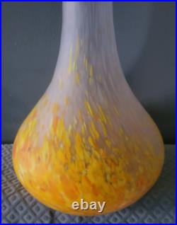 Vase Soliflore LEGRAS modèle au cygne en parfait état