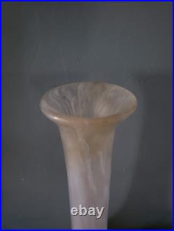 Vase Soliflore LEGRAS modèle au cygne en parfait état