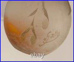 Vase Soliflore signé Gallé