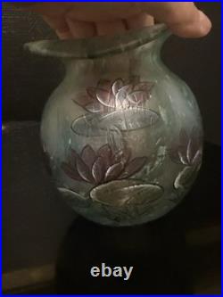 Vase Studio Glass Nénuphars