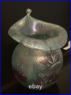 Vase Studio Glass Nénuphars