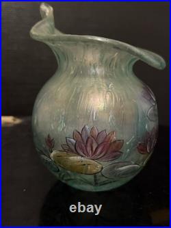 Vase Studio Glass Nénuphars