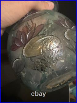 Vase Studio Glass Nénuphars