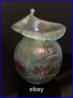 Vase Studio Glass Nénuphars