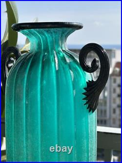 Vase VERRE Verti D'Art MURANO ITALIE