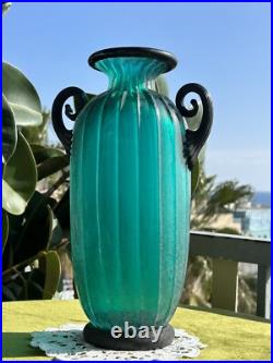 Vase VERRE Verti D'Art MURANO ITALIE