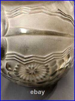 Vase Verre Art Deco D Avesn