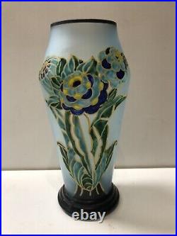 Vase Verre Art Deco Legras