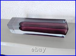 Vase Vintage Soliflore Sommerso De Murano (flavio Poli) Etat Exceptionnel