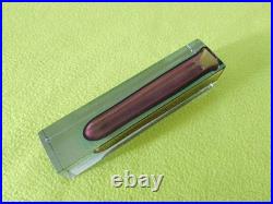 Vase Vintage Soliflore Sommerso De Murano (flavio Poli) Etat Exceptionnel