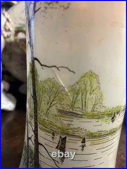 Vase à décor Lacustre de 28,5 Cm de hauteur (Legras)