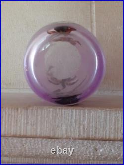 Vase ancien Verre émaillé Art Nouveau décor de Fleurs orchidées signé LEGRAS Vase ancien Verre émaillé Art Nouveau décor de Fleurs orchidées signé LEGRAS