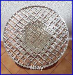 Vase ancien en Cristal Bohème Décoration vintage Déco Année 1970