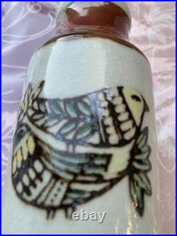 Vase aux oiseaux année 50