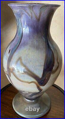Vase balustre entre l'Art Nouveau et l'abstraction Jean-Pierre Mateus signé