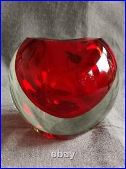 Vase boule design année 70 Soliflore Italie