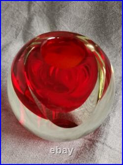 Vase boule design année 70 Soliflore Italie