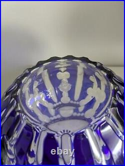 Vase boule en cristal de Saint-Louis