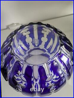 Vase boule en cristal de Saint-Louis