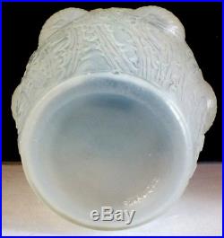 Vase chardons René Lalique opalescent