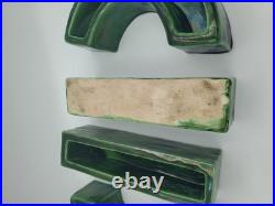 Vase chemin de table ceramique ancien style style chemin de table baccarat