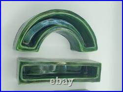 Vase chemin de table ceramique ancien style style chemin de table baccarat