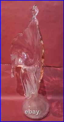 Vase corolle Fait Main soliflore florale vintage 1950/1960 HT34,5cm Largeur 18cm