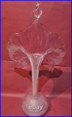 Vase corolle Fait Main soliflore florale vintage 1950/1960 HT34,5cm Largeur 18cm