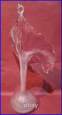 Vase corolle Fait Main soliflore florale vintage 1950/1960 HT34,5cm Largeur 18cm