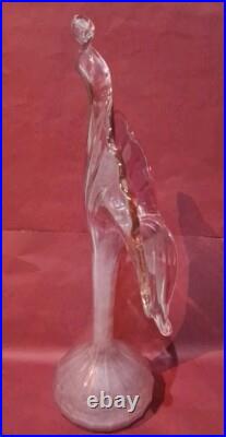 Vase corolle Fait Main soliflore florale vintage 1950/1960 HT34,5cm Largeur 18cm