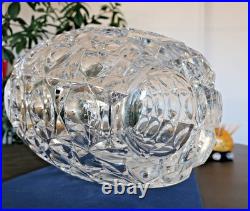 Vase cristal Saint Louis, collection Esterel. H27,6cm. 7,4Kgs. Signé