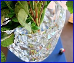 Vase cristal Saint Louis, collection Esterel. H27,6cm. 7,4Kgs. Signé